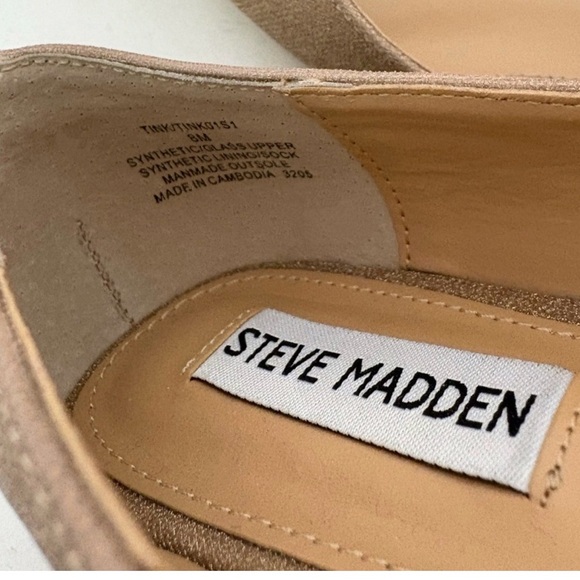 Steve Madden beige , size 8 a little sparkle ✨ - Picture 6 of 7